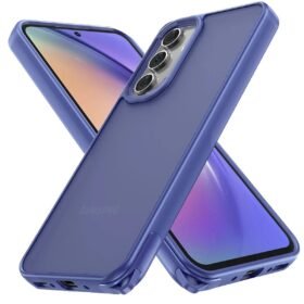 Samsung Galaxy A05S Kılıf Elegant Kapak - Açık Mavi-(5796)
