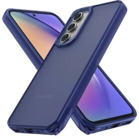 Samsung Galaxy A05S Kılıf Elegant Kapak - Lacivert-(5796)