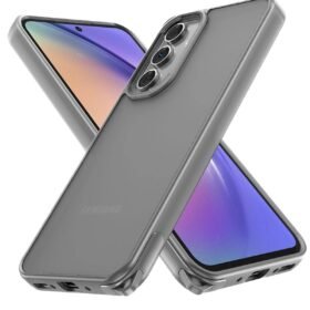 Samsung Galaxy A05S Kılıf Elegant Kapak - Titan Gri-(5796)