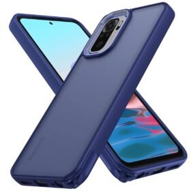 Xiaomi Redmi Note 10 Pro Kılıf Elegant Kapak - Lacivert-(5796)