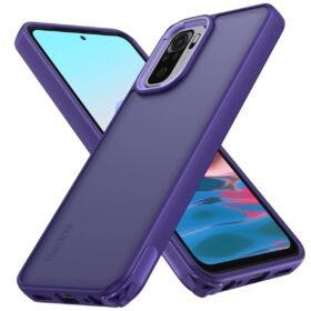 Xiaomi Redmi Note 10 Pro Kılıf Elegant Kapak - Derin Mor-(5796)