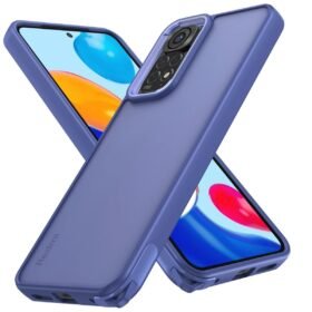 Xiaomi Redmi Note 11 Kılıf Elegant Kapak - Açık Mavi-(5796)