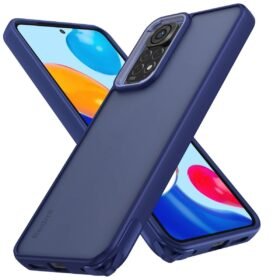 Xiaomi Redmi Note 11 Kılıf Elegant Kapak - Lacivert-(5796)