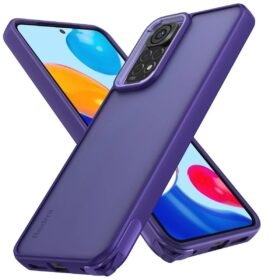 Xiaomi Redmi Note 11 Kılıf Elegant Kapak - Derin Mor-(5796)