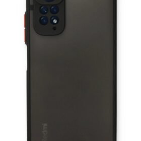 Xiaomi Redmi Note 11 Pro Kılıf Montreal Silikon Kapak - Siyah-(5796)