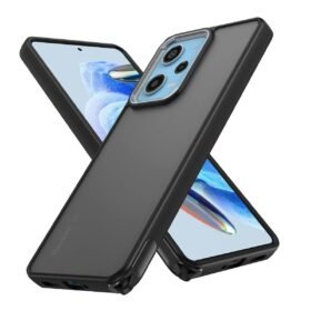 Xiaomi Redmi Note 12 Pro 5G Kılıf Elegant Kapak - Siyah-(5796)