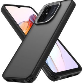 Xiaomi Redmi 12C Kılıf Elegant Kapak - Siyah-(5796)