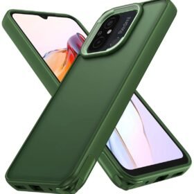 Xiaomi Redmi 12C Kılıf Elegant Kapak - Yeşil-(5796)