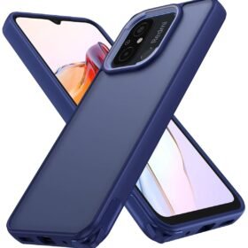 Xiaomi Redmi 12C Kılıf Elegant Kapak - Lacivert-(5796)