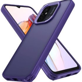 Xiaomi Redmi 12C Kılıf Elegant Kapak - Derin Mor-(5796)