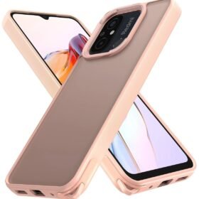Xiaomi Redmi 12C Kılıf Elegant Kapak - Pudra-(5796)