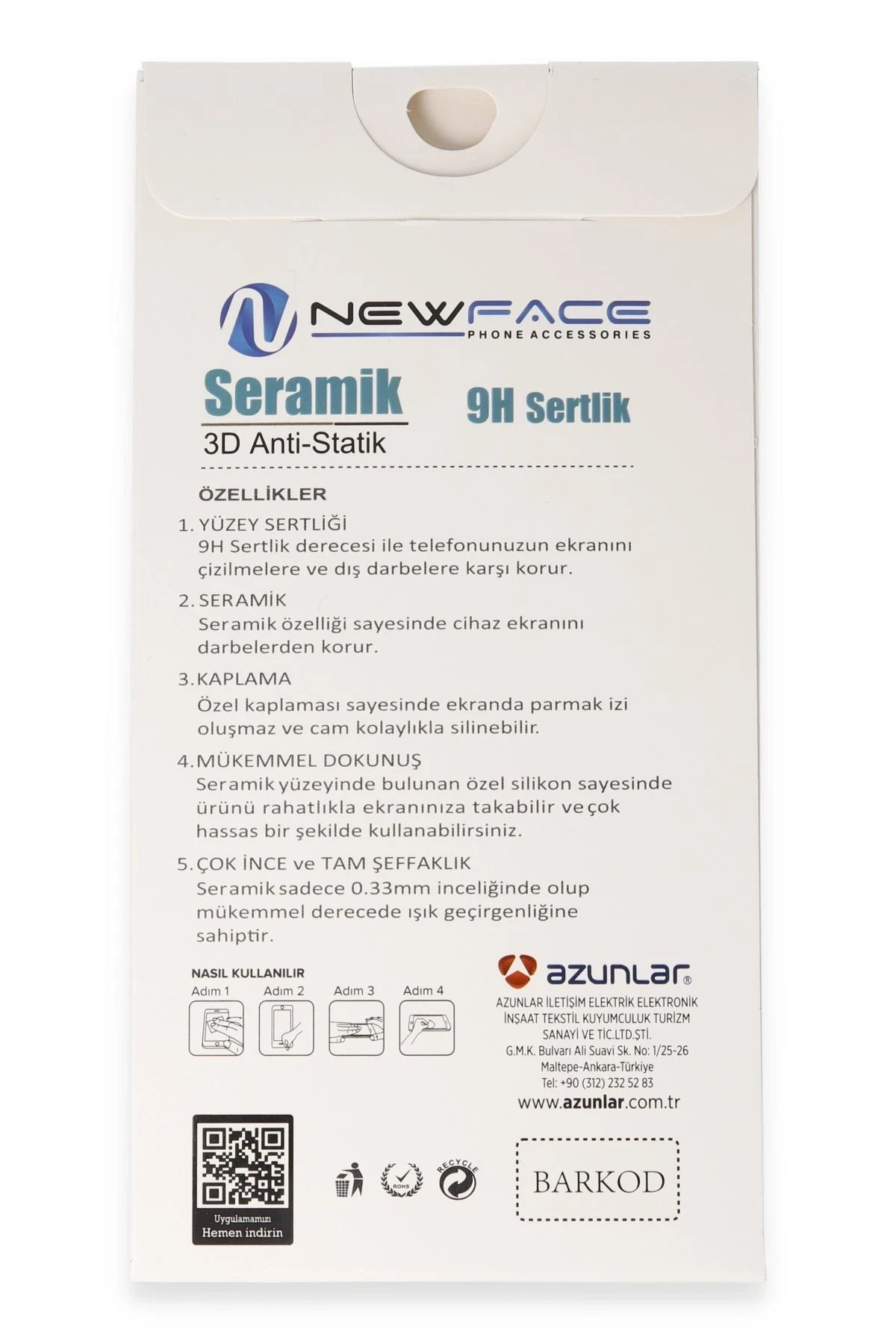 Samsung Galaxy A15 4G 3D Antistatik Seramik Nano Ekran Koruyucu-(5796) - Görsel 2