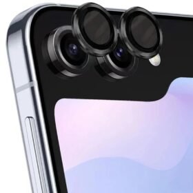 Samsung Galaxy Z Flip 5 Valdez Metal Kamera Lens - Siyah-(5796)