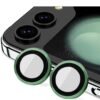 Samsung Galaxy Z Flip 5 Valdez Metal Kamera Lens - Koyu Yeşil-(5796)