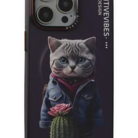 iPhone 14 Pro Fun Magsafe Kapak - Derin Mor-(5796)