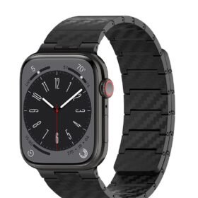 Watch 45mm Carbon Steel Kordon - Siyah-(5796)