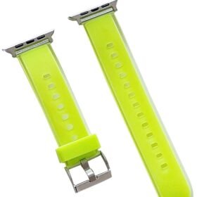 Watch 45mm Jelly Silikon Kordon - Yeşil-(5796)