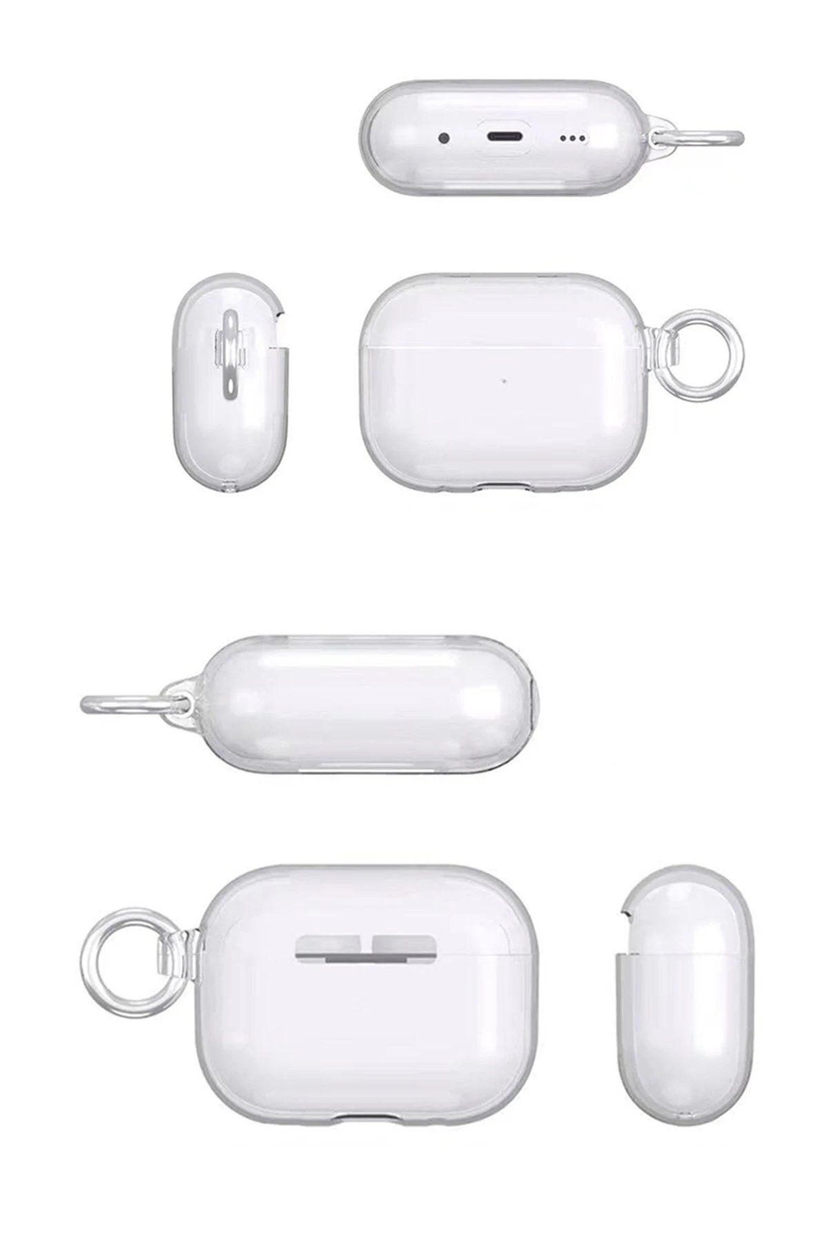 Airpods Pro 2 (2.nesil) Shell Kılıf - Gold-(5796) - Görsel 3