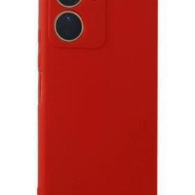 Vivo Y16 Kılıf First Silikon - Kırmızı-(5796)