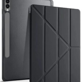 Samsung Galaxy X510 Tab S9 FE 11 Kılıf Kalemlikli Mars Tablet Kılıfı - Siyah-(5796)