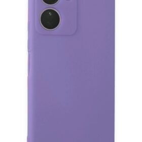 Vivo Y16 Kılıf First Silikon - Lila-(5796)