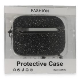 Airpods Pro 2 (2.nesil) Spell Simli Kılıf - Siyah-(5796)