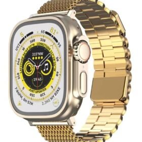 Apple Watch 38mm Ascend Metal Kordon - Gold-(5796)