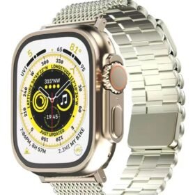 Apple Watch 38mm Ascend Metal Kordon - Yıldız Işığı-(5796)