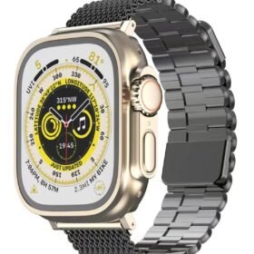 Apple Watch 42mm Ascend Metal Kordon - Gri-(5796)