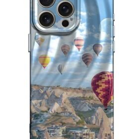 iPhone 14 Pro Kılıf Crew Desenli Kapak - Kapadokya-(5796)