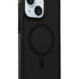 iPhone 15 Toras Airbag Magsafe Kapak - Siyah-(5796)