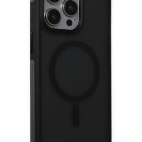 iPhone 15 Pro Toras Airbag Magsafe Kapak - Siyah-(5796)