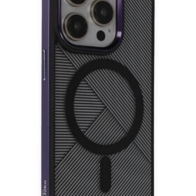 iPhone 14 Pro Vito Magsafe Kapak - Derin Mor-(5796)