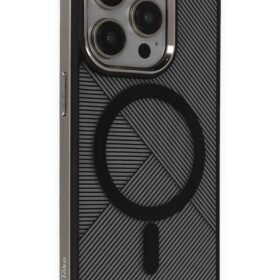 iPhone 14 Pro Max Vito Magsafe Kapak - Titan Gri-(5796)