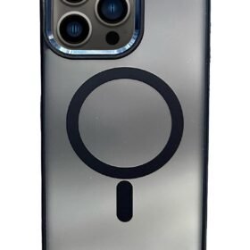 iPhone 14 Pro Solid Magsafe Kapak - Lacivert-(5796)