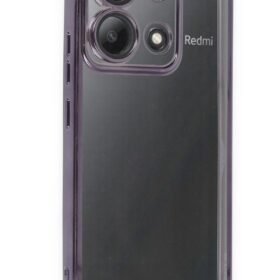 Xiaomi Poco X6 Kılıf Lensli Silikon - Mor-(5796)