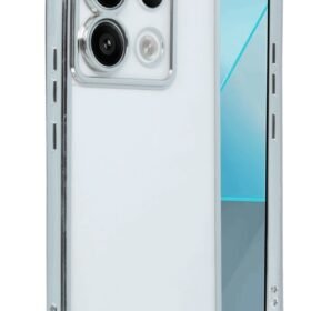 Xiaomi Poco X6 Kılıf Lensli Silikon - Gümüş-(5796)