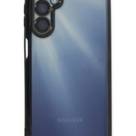 Samsung Galaxy A55 5G Kılıf Lensli Silikon - Siyah-(5796)