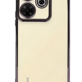 Xiaomi Redmi 13 4G Kılıf Lensli Silikon - Mor-(5796)