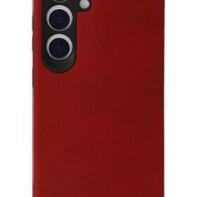 Samsung Galaxy S24 Kılıf Loop Deri Silikon - Kırmızı-(5796)