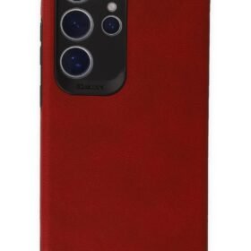 Samsung Galaxy S24 Ultra Kılıf Loop Deri Silikon - Kırmızı-(5796)