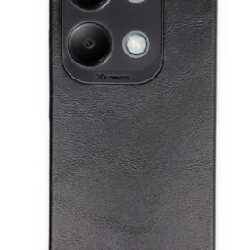 Xiaomi Redmi Note 13 4G Kılıf Loop Deri Silikon - Siyah-(5796)