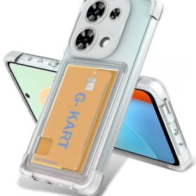 Xiaomi Redmi Note 13 Pro 4G Kılıf Kart Şeffaf Silikon - Şeffaf-(5796)