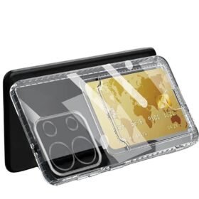 Xiaomi Redmi Note 13 4G Kılıf Kart Şeffaf Silikon - Şeffaf-(5796)