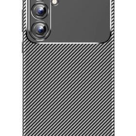 Samsung Galaxy A15 4G Kılıf Auto Focus Karbon Kapak - Siyah-(5796)