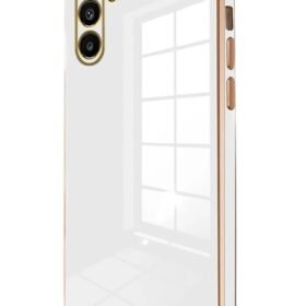 Samsung Galaxy A55 5G Kılıf Volet Silikon - Beyaz-(5796)