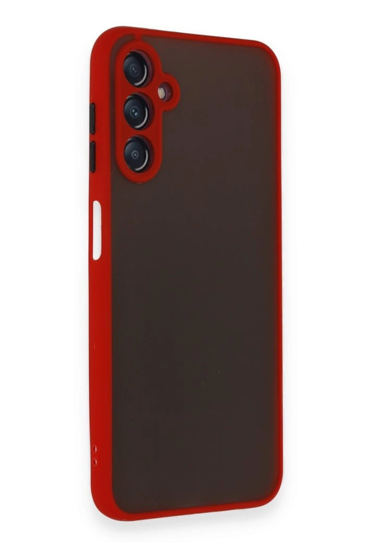 Samsung Galaxy A25 5G Kılıf Montreal Silikon Kapak - Kırmızı-(5796) - Görsel 2