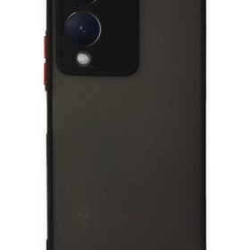 Vivo Y17S Kılıf Montreal Silikon Kapak - Siyah-(5796)