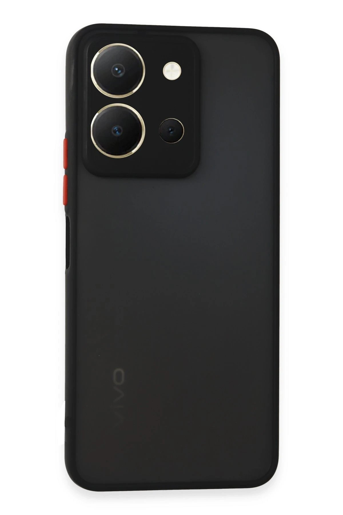 Vivo Y36 Kılıf Montreal Silikon Kapak - Siyah-(5796)