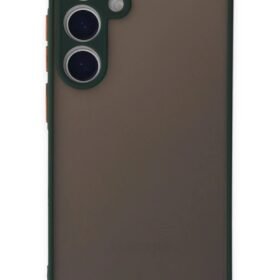 Samsung Galaxy S24 Kılıf Montreal Silikon Kapak - Yeşil-(5796)